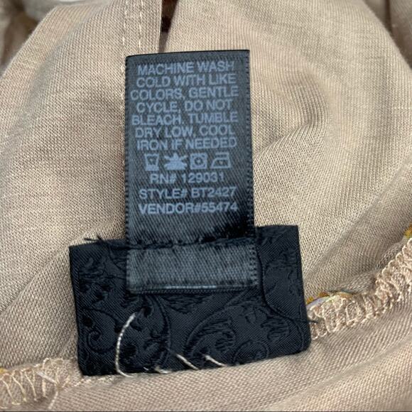 Daytrip Top Multicolor Tribal Print Long Sleeve Pullover Size M - Picture 8 of 9